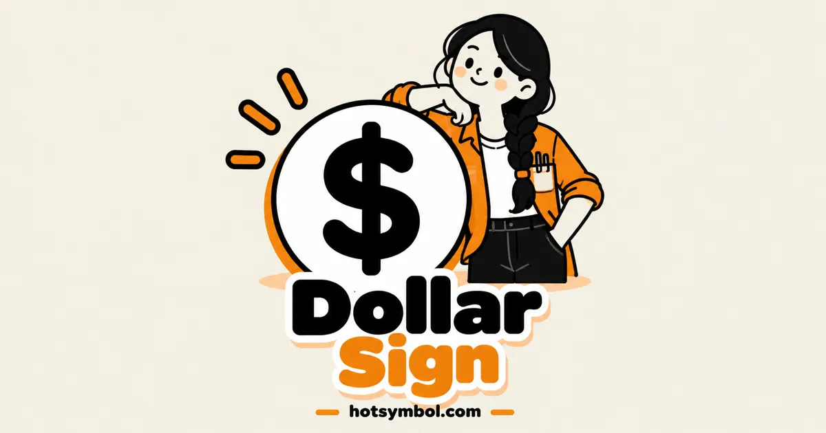Illustration of the Dollar Sign symbol
