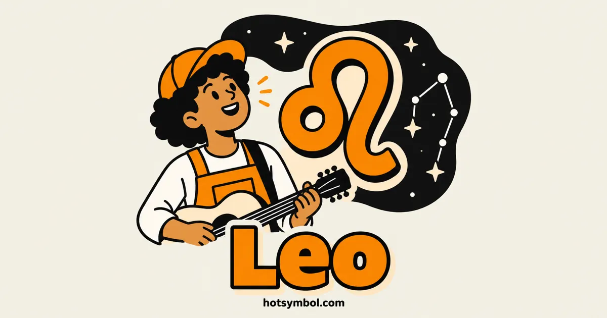 Illustration of the Leo symbol