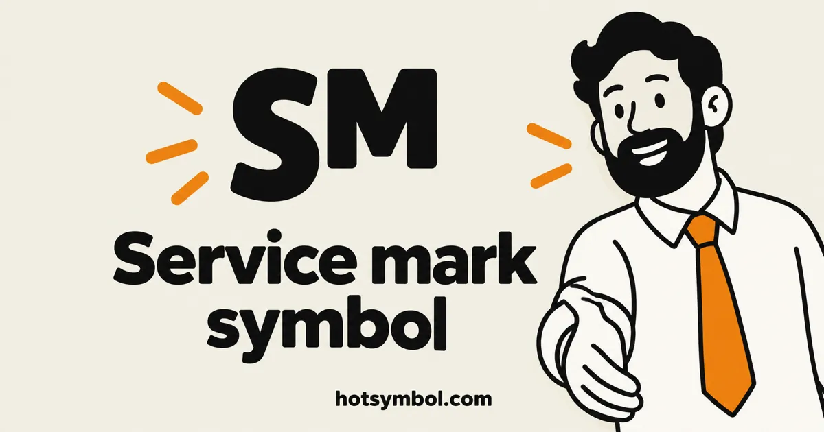 Illustration of the Service Mark symbol