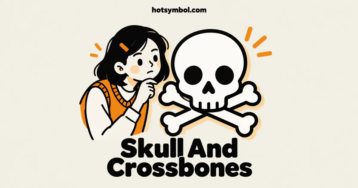 Illustration of the Skull And Crossbones symbol