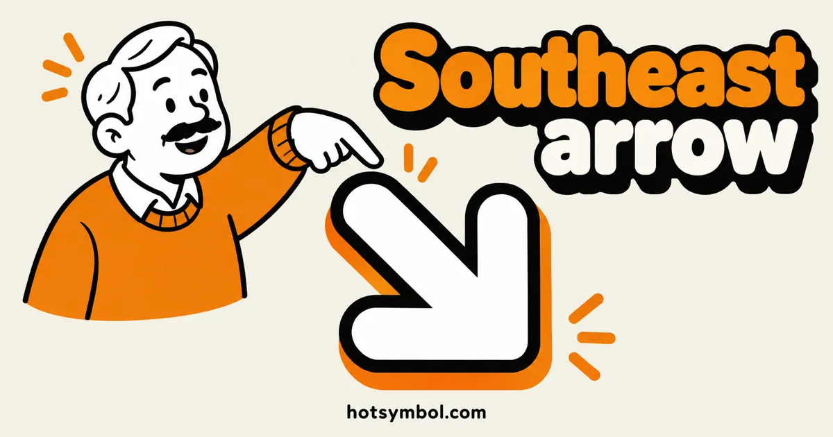 Illustration of the South East Arrow symbol