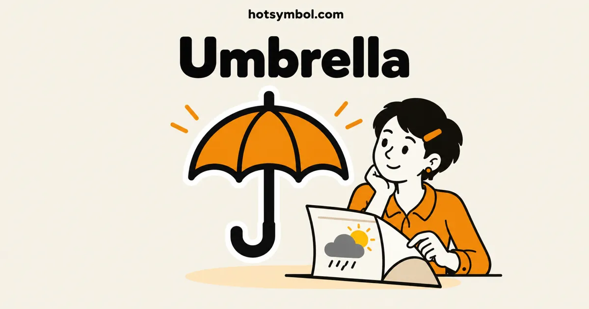 Illustration of the Umbrella symbol