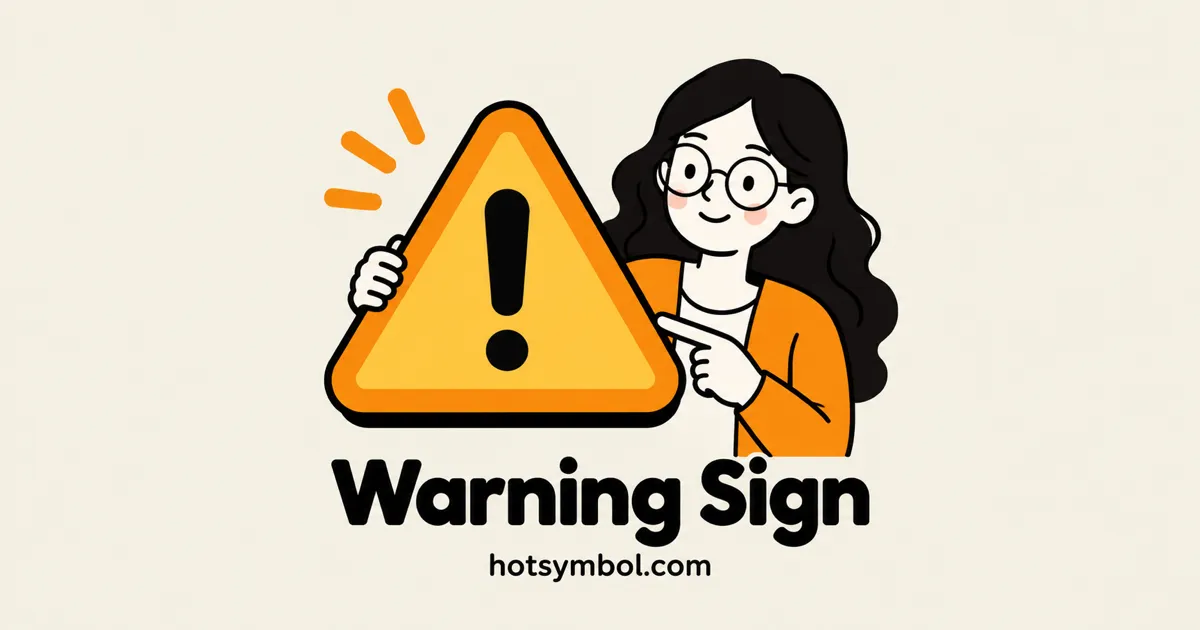 Illustration of the Warning Sign symbol