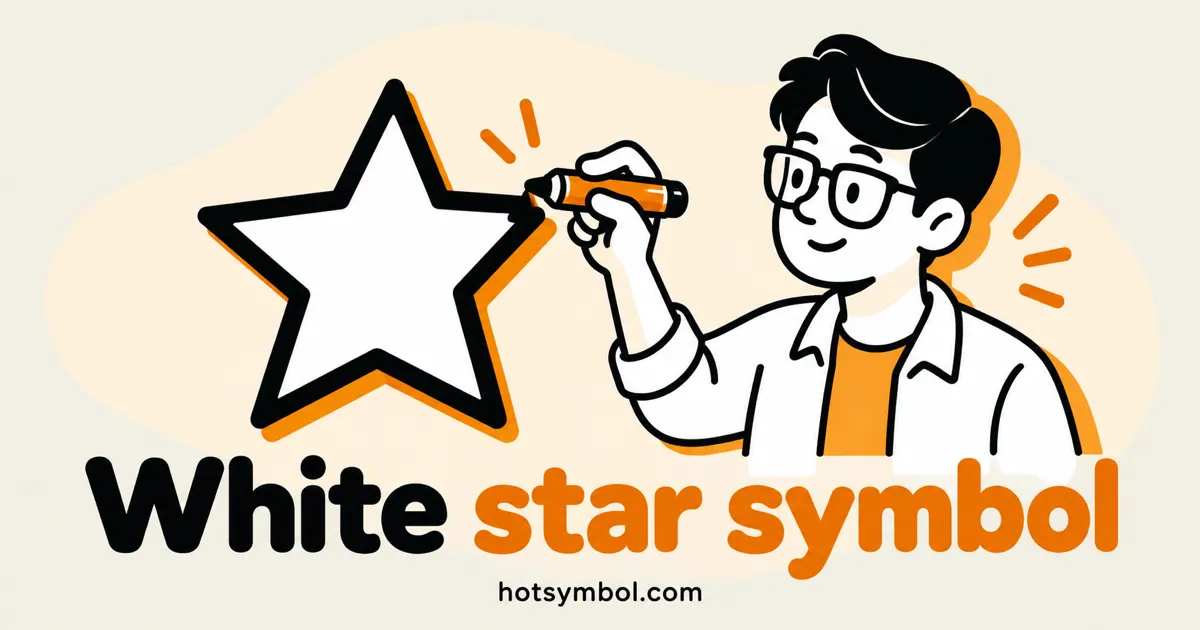 Illustration of the White Star symbol