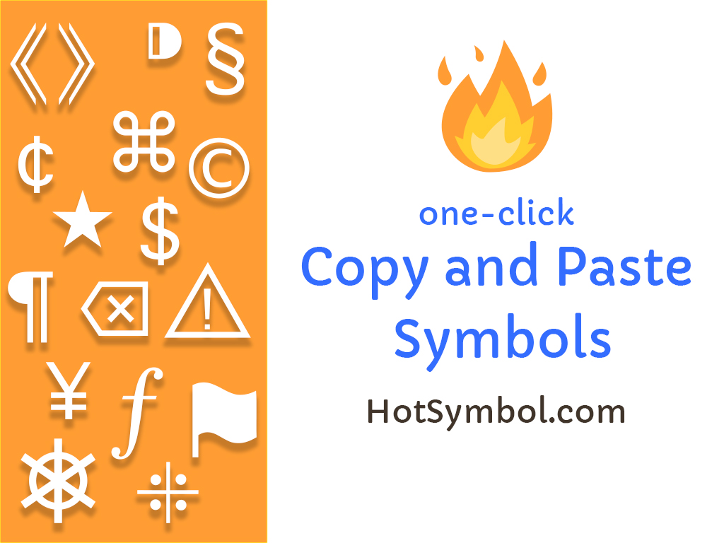 Symbol copy and paste